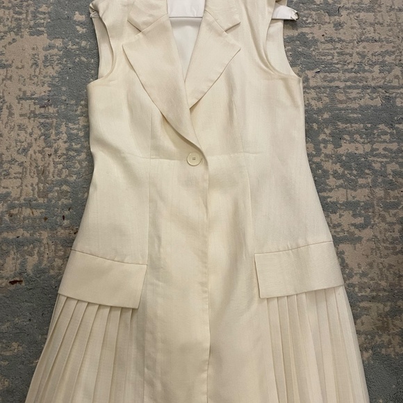 Sandro Carine White Blazer Dress - Picture 2 of 3